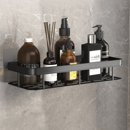 Metal Suction Cup Bathroom Shelf – No Drilling, Tool-Free Install | Single & Sets