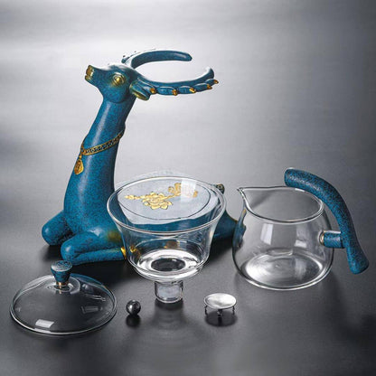Magnetic Dragon Teapot Chinese Ceramic Tea Pot