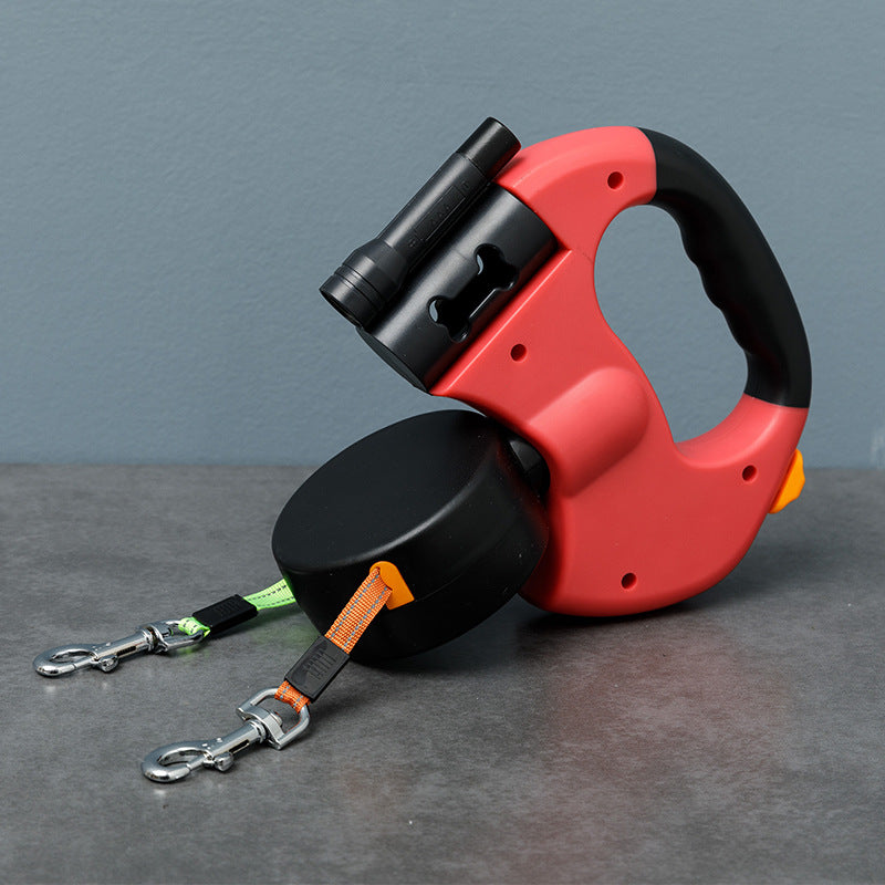 Anti-Tangle Double Dog Leash for Walking