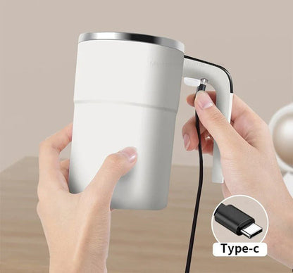 Rechargeable Self-Stirring Mug for Hot Drinks