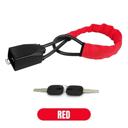Universal Steering Wheel Lock with Seat Belt Security