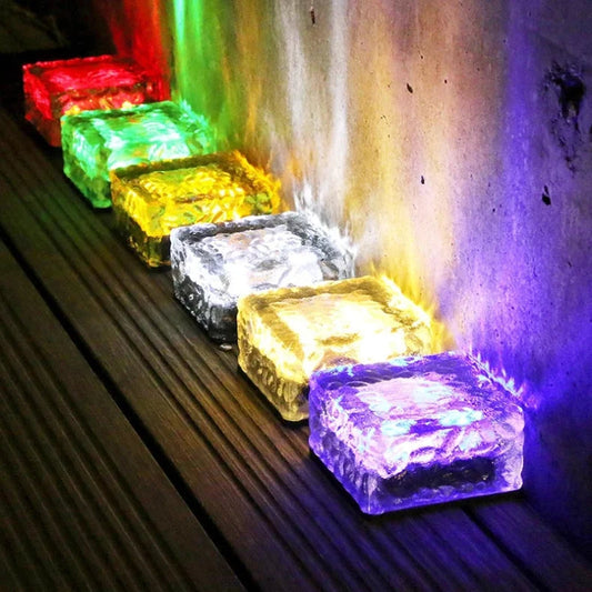 RGB LED Ice Brick Lights – Waterproof Paver Lamp
