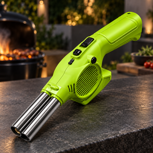 Refillable Butane BBQ Lighter – Built-In Blower for Outdoor Ignition image 1