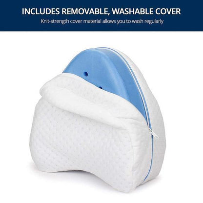 Orthopedic Memory Foam Leg Pillow for Side Sleepers - Relieve Back, Hip, and Knee Pain