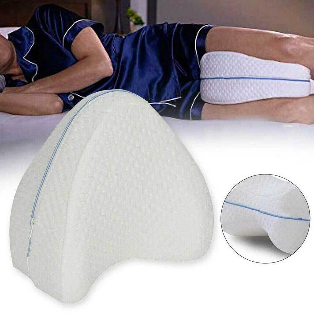 Orthopedic Memory Foam Leg Pillow for Side Sleepers - Relieve Back, Hip, and Knee Pain
