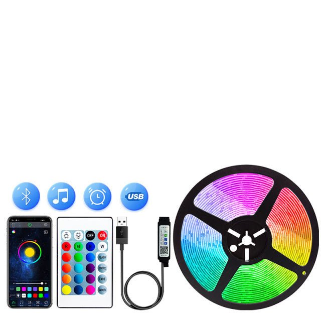 RGB LED Strip Lights - Color Changing Backlight