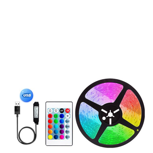 RGB LED Strip Lights - Color Changing Backlight