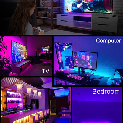 RGB LED Strip Lights - Color Changing Backlight