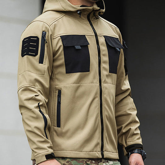 5-in-1 Tactical Jacket – Waterproof Softshell for All Terrain