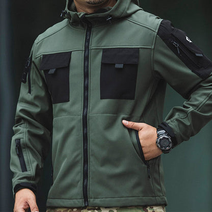 5-in-1 Tactical Jacket – Waterproof Softshell for All Terrain