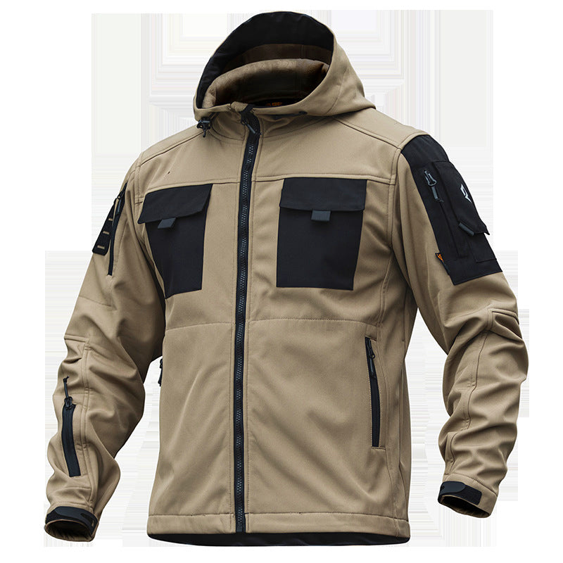 5-in-1 Tactical Jacket – Waterproof Softshell for All Terrain