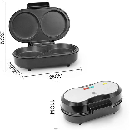 Electric Omelette Maker - Dual Non-Stick Cooker