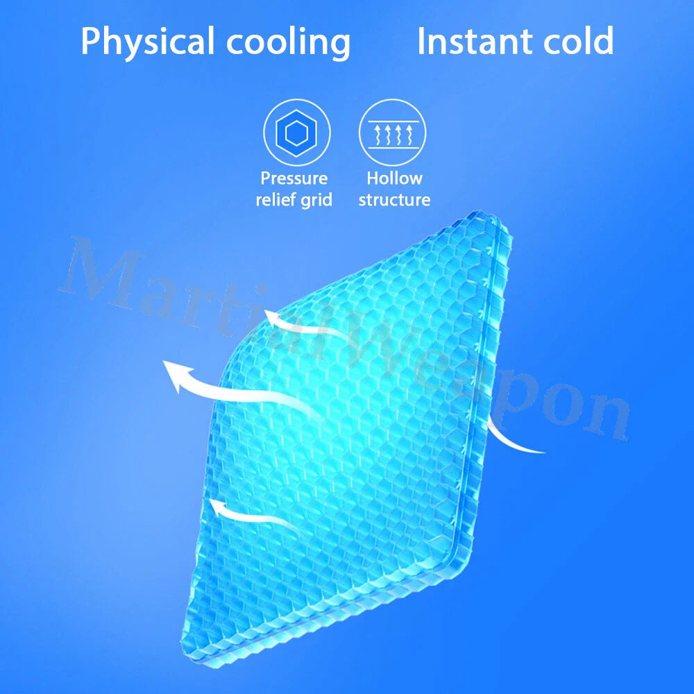 Cooling Gel Seat Cushion - Ergonomic Pressure Relief