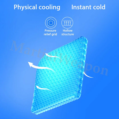 Cooling Gel Seat Cushion - Ergonomic Pressure Relief