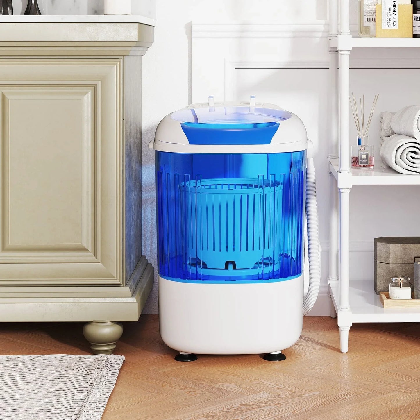 Compact Portable Mini Washing Machine - 2.5kg Wash & Spin