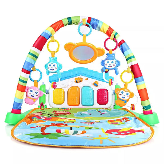 3-in-1 Baby Piano Play Gym Mat - Infant Activity Centre