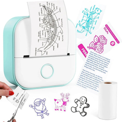 Mini Portable Sticker & Label Printer - Bluetooth, Inkless