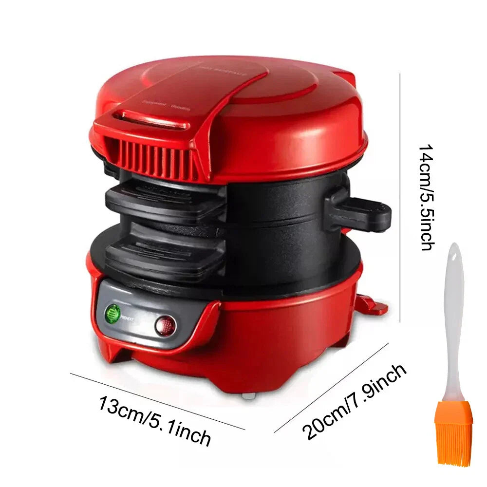 Electric Breakfast Sandwich Maker - Muffin, Bagel & Egg Cooker
