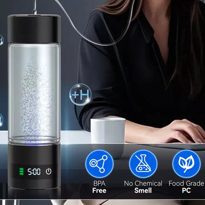Hydrogen-Infused Water Bottle - Rechargeable