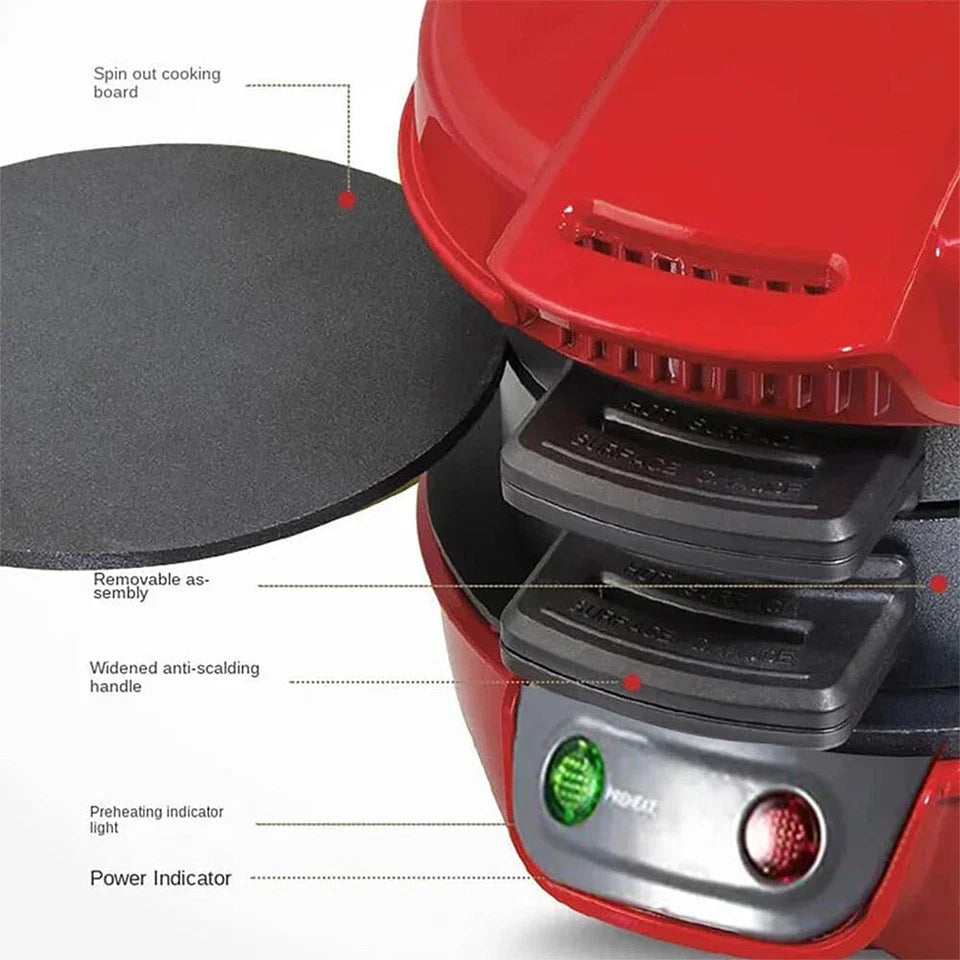 Electric Breakfast Sandwich Maker - Muffin, Bagel & Egg Cooker