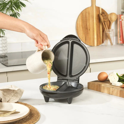 Dual Omelette Maker - Non-Stick, No Flip Required