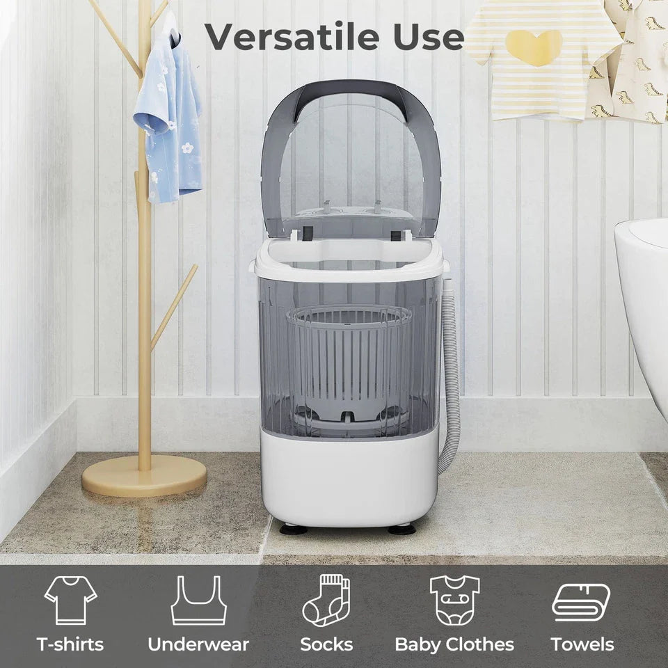 Compact Portable Mini Washing Machine - 2.5kg Wash & Spin
