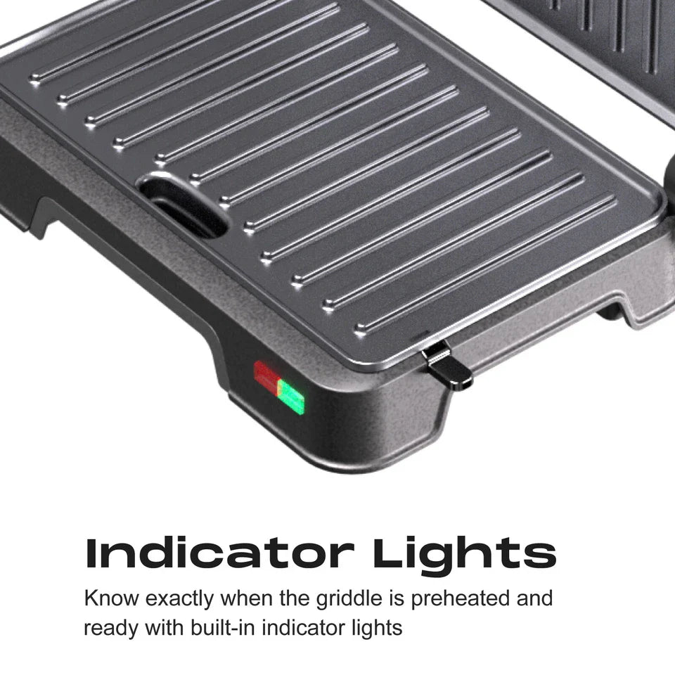 Health Press & Grill - Toastie Maker & 180° Tabletop Grill