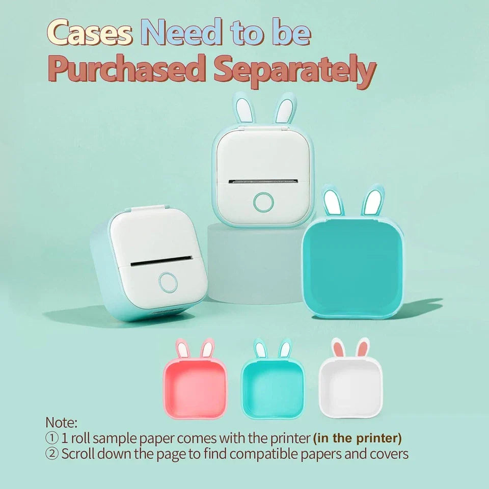 Mini Portable Sticker & Label Printer - Bluetooth, Inkless
