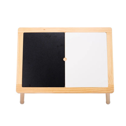 Kids Sensory Play Table - Natural Wood with Storage Bins
