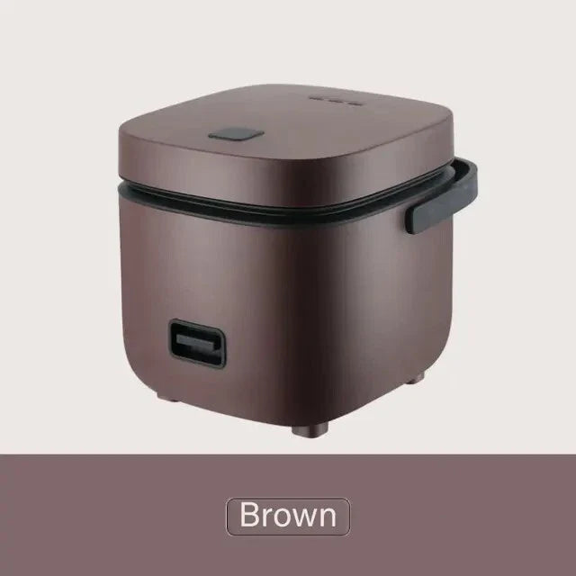 Mini Rice Cooker - 1.2L, Steam, Cook & Reheat