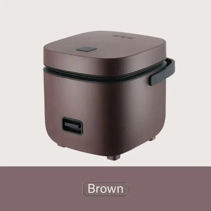 Mini Rice Cooker - 1.2L, Steam, Cook & Reheat