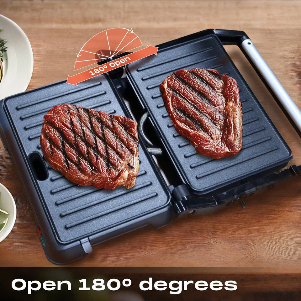 Health Press & Grill - Toastie Maker & 180° Tabletop Grill