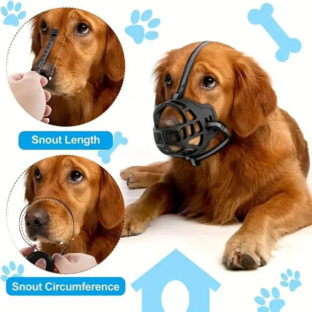 Dog Muzzle Adjustable – Anti-Bite Training Guard