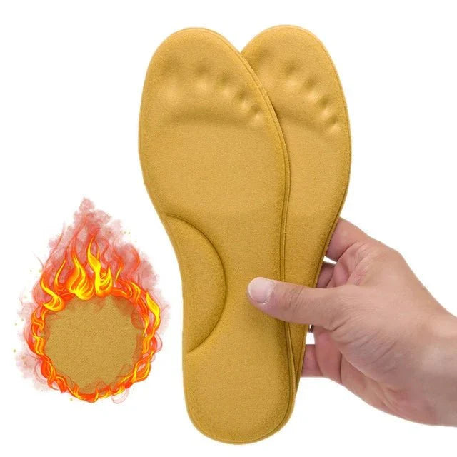 Self-Heated Thermal Insoles - Memory Foam, Winter Warm