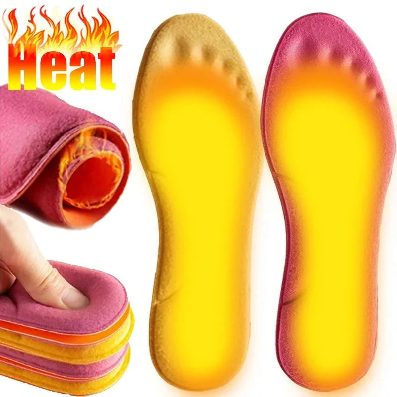 Self-Heated Thermal Insoles - Memory Foam, Winter Warm