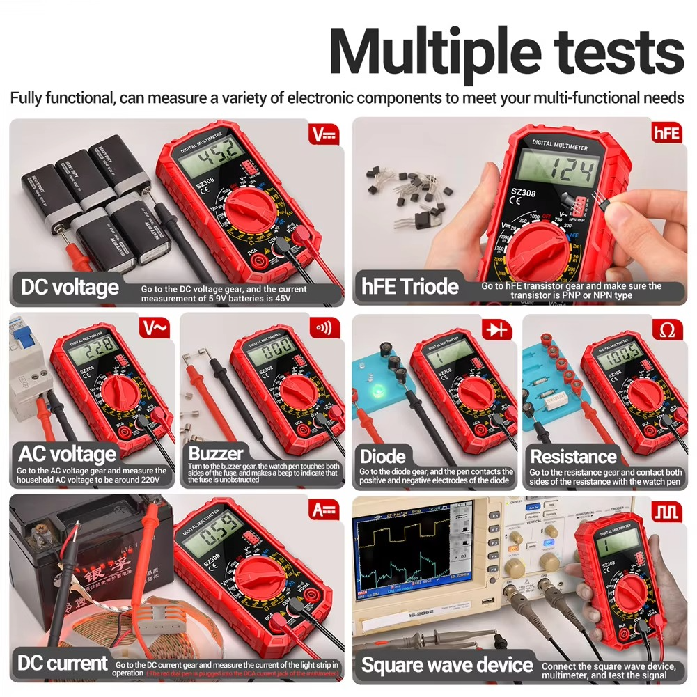 Electrical Test Kit with Digital Multimeter