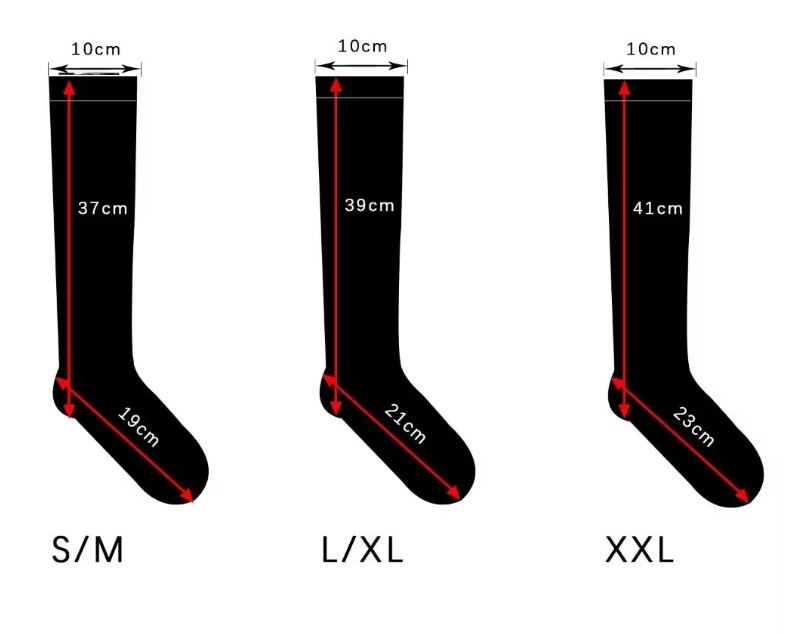 Zip-Up Compression Socks with Graduated Support
