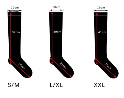 Zip-Up Compression Socks with Graduated Support