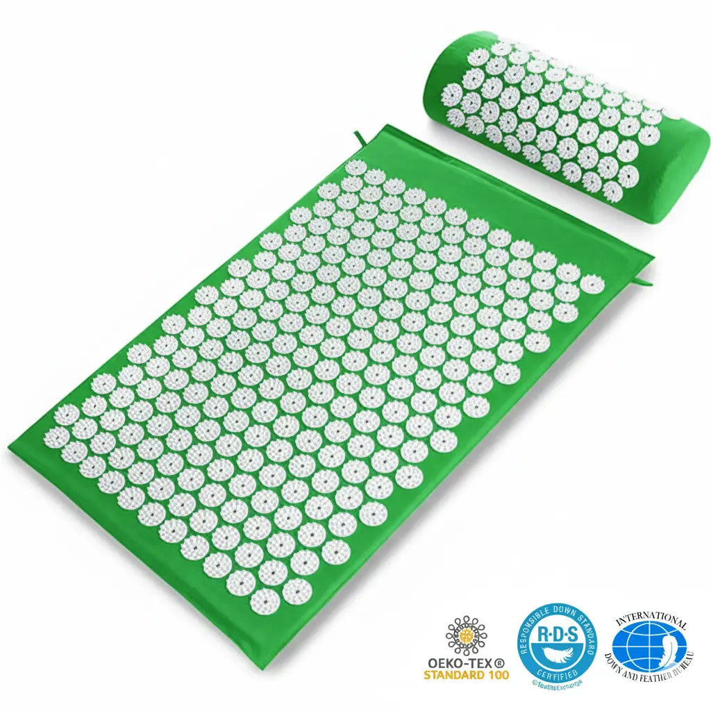 Acupressure Relaxation Mat and Pillow Set
