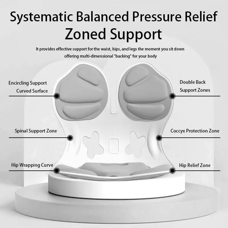 Portable Lumbar Support Office Chair Cushion