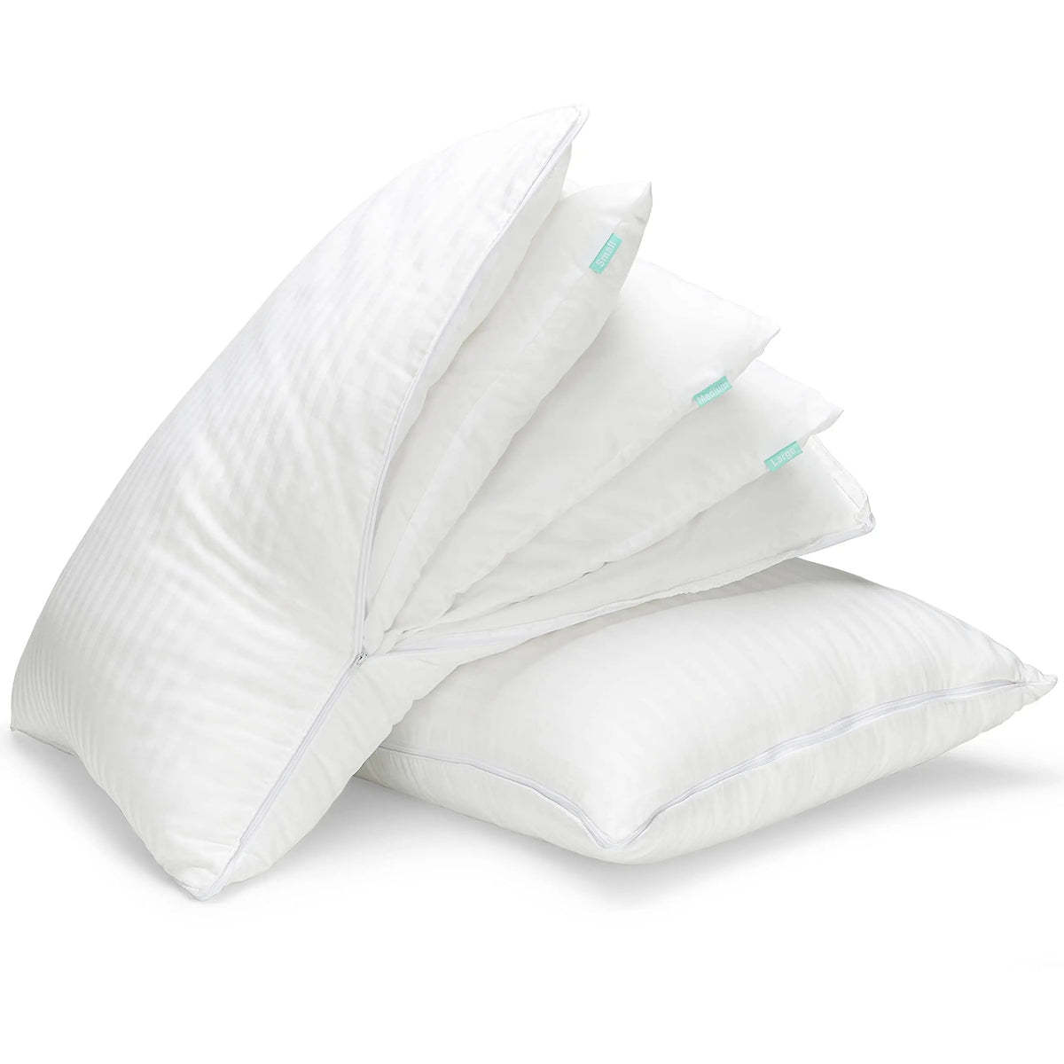 Adjustable Layered Pillow with Cooling Fabric