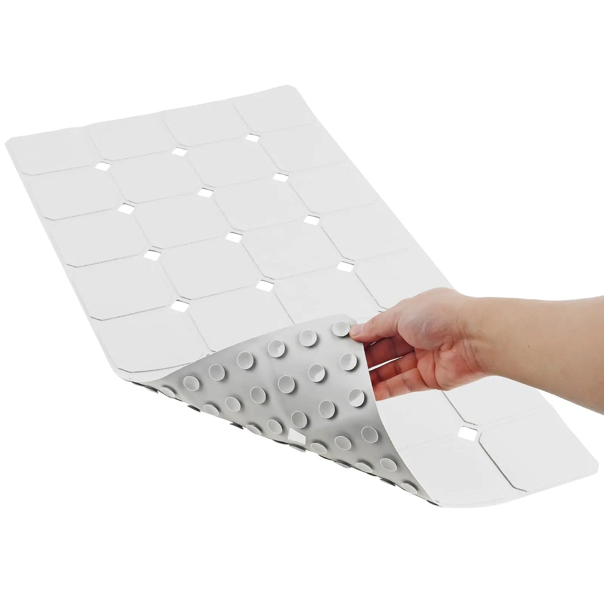 Silicone Foldable Tub Mat with Strong Suction Cups