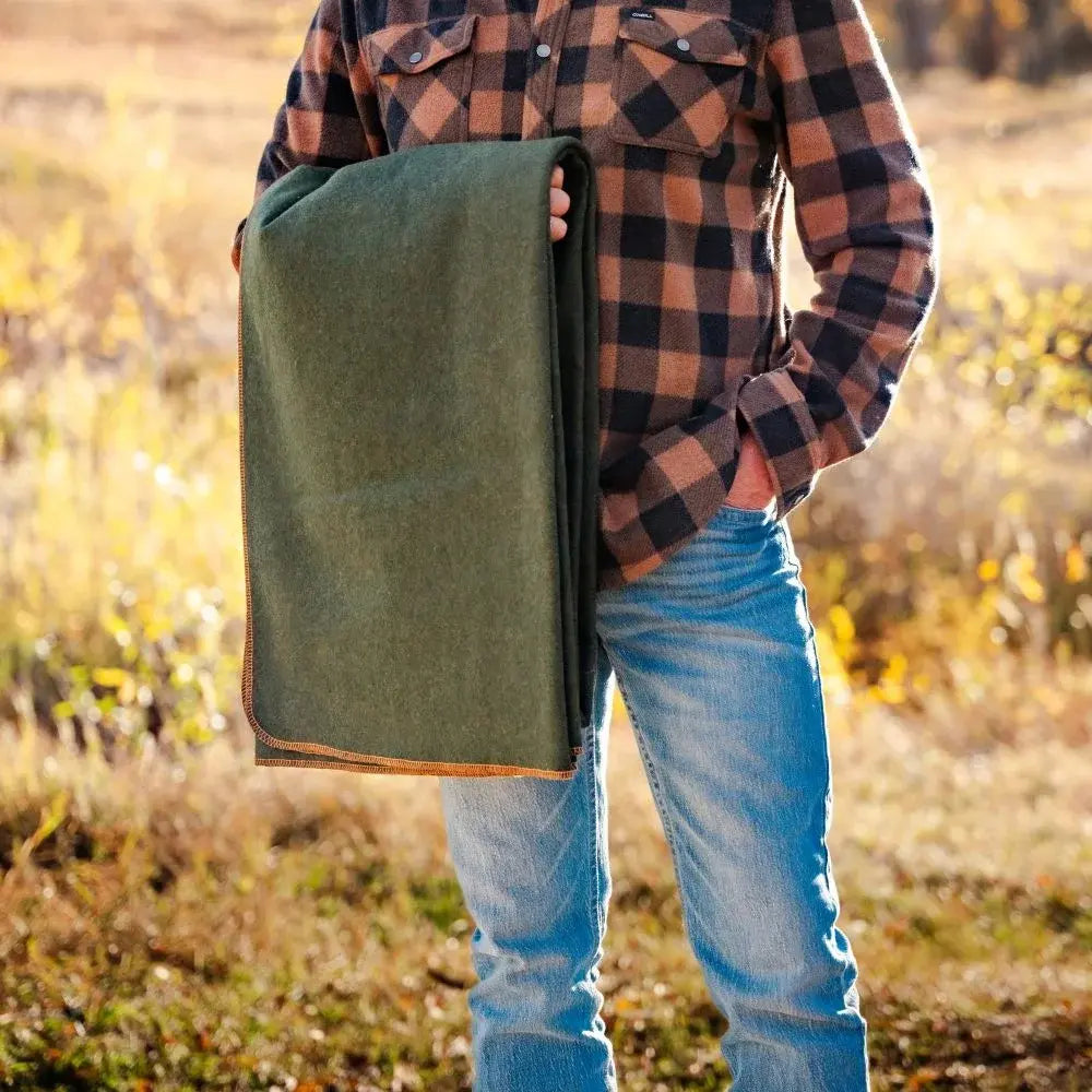 Winter Wool Outdoor Blanket