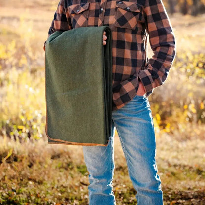 Winter Wool Outdoor Blanket