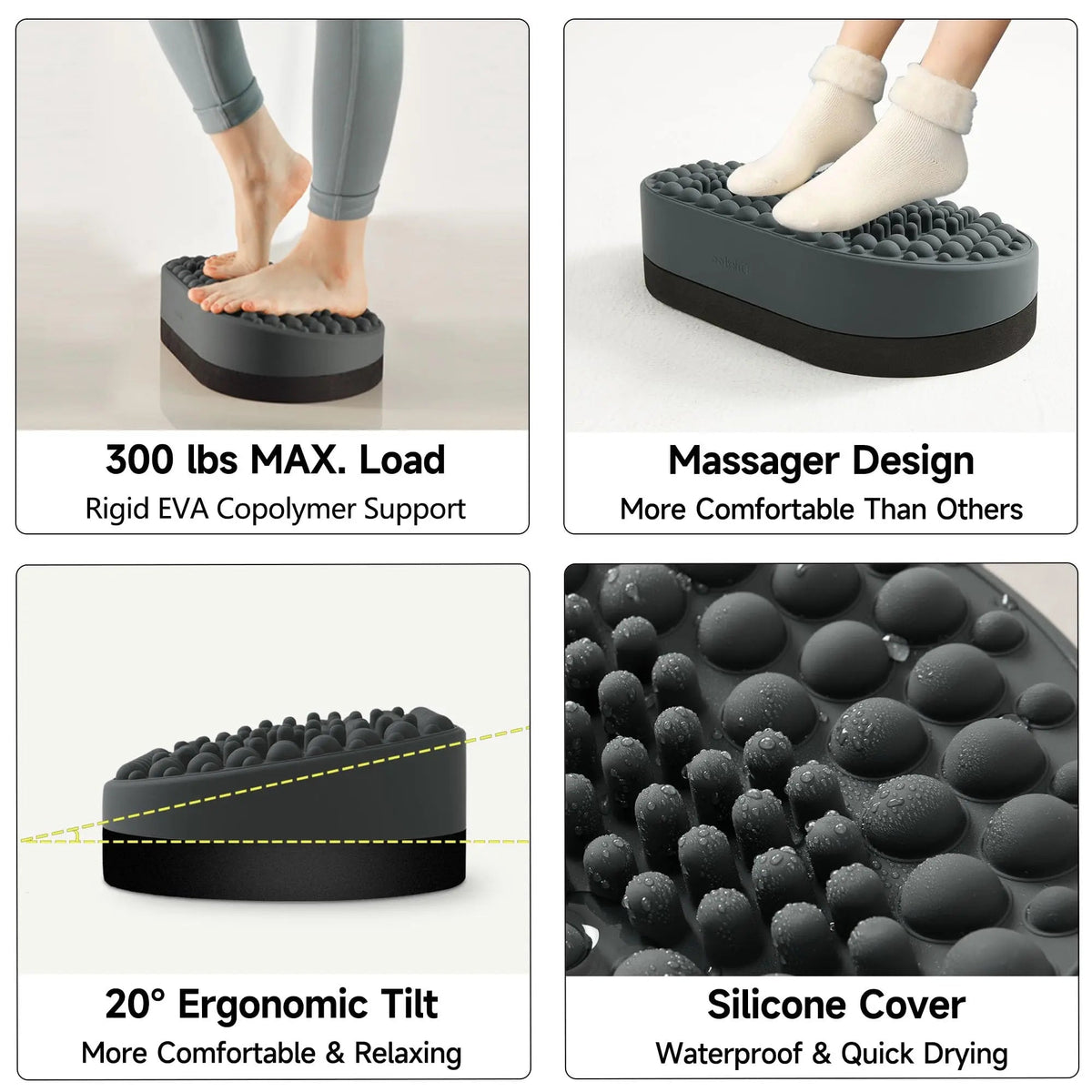 Silicone Desk Foot Rest