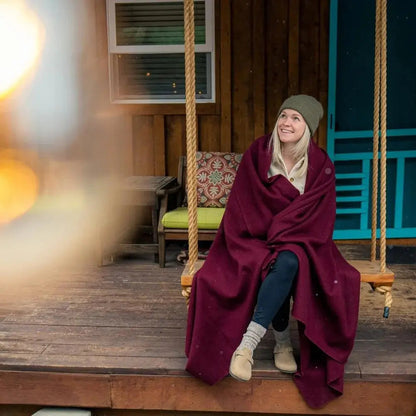 Winter Wool Outdoor Blanket
