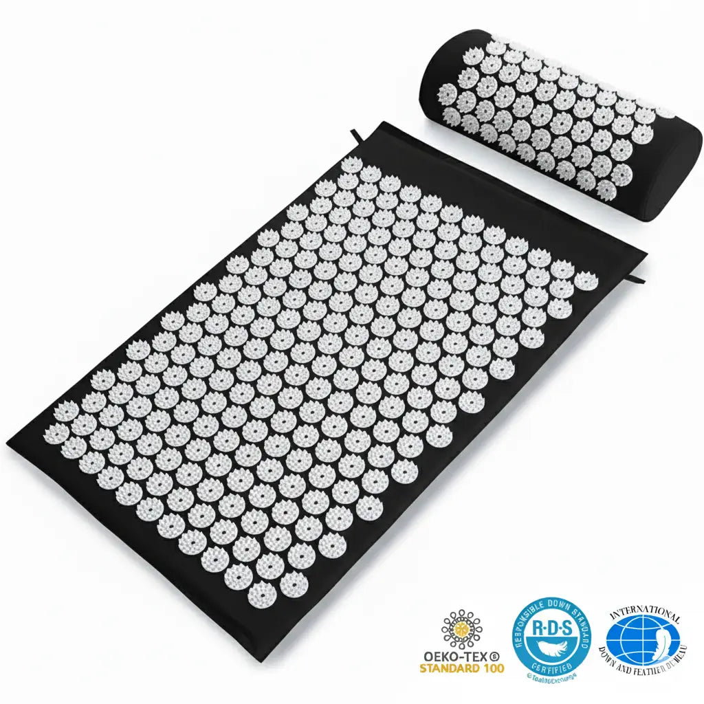 Acupressure Relaxation Mat and Pillow Set