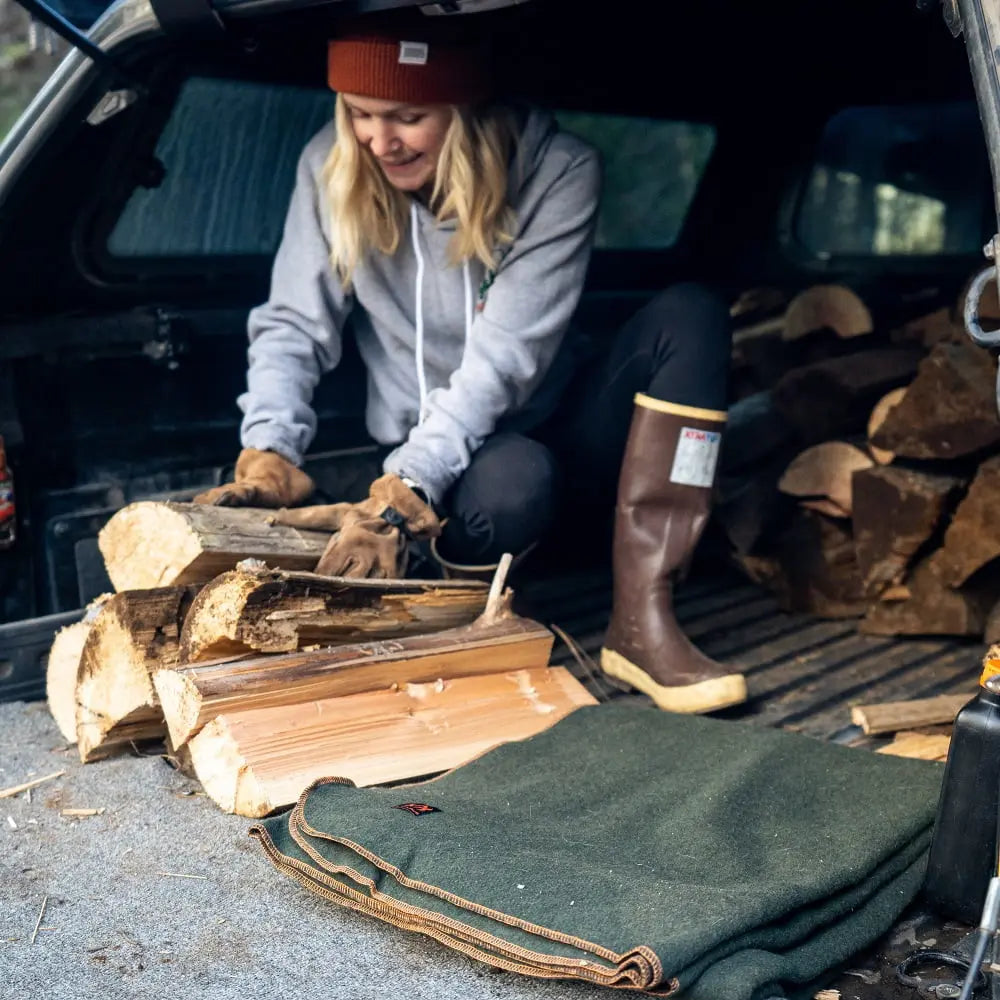 Winter Wool Outdoor Blanket