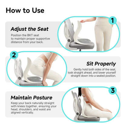 Portable Lumbar Support Office Chair Cushion