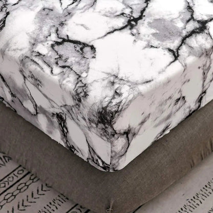 Marble Print Microfibre Sheets